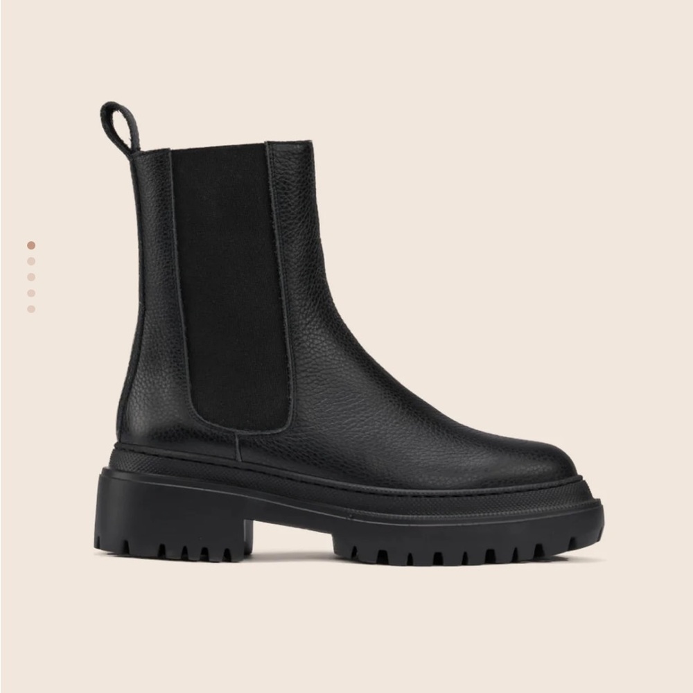 Maguire Black Leather Ankle Boots